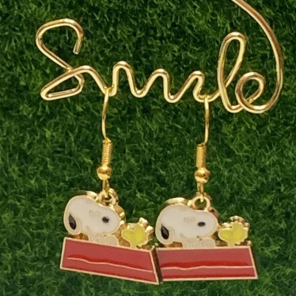 Snoopy Earring, Woodstock Earring, Peanuts Earring, Gift Idea, Snoopy Woodstock - Picture 3 of 6